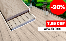 Zum Produkt WPC Massiv-Terrassendielen ab 7,95 €